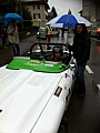 Am Michaelskreuz Rennen 2011, pilotiert Simone Dönni Ihre Jaguar E V12 Group 44 Replika