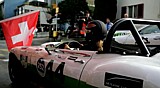 Am Michaelskreuz Rennen 2011, pilotiert Simone Dönni Ihre Jaguar E V12 Group 44 Replika
